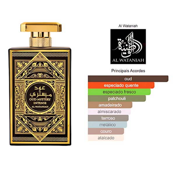 Perfume Árabe Al Wataniah Oud Mystery Intense Eau de Parfum - 100ml - Imagem 2