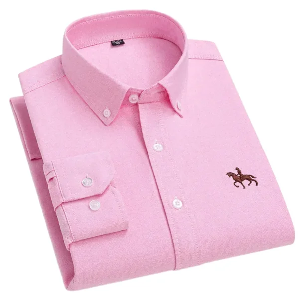 Camisa 100% algodão Oxford, Streetwear - Imagem 2