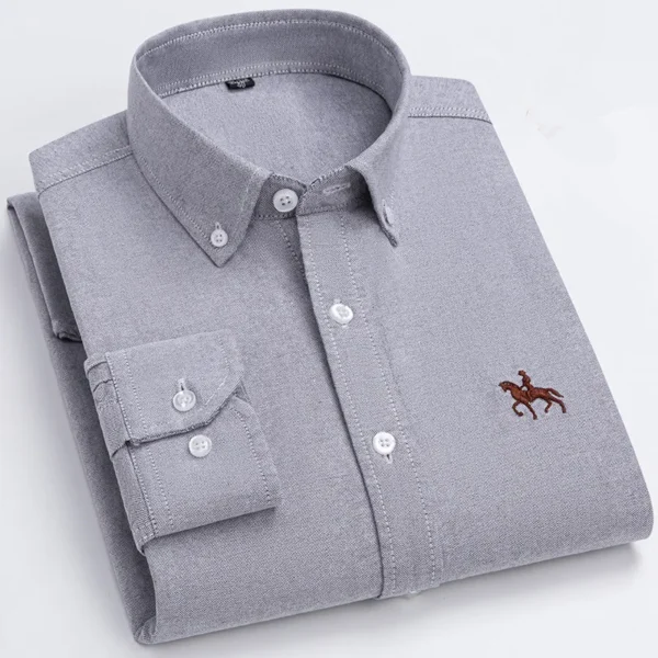 Camisa 100% algodão Oxford, Streetwear - Imagem 8