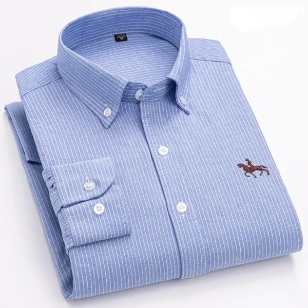 Camisa 100% algodão Oxford, Streetwear - Imagem 19
