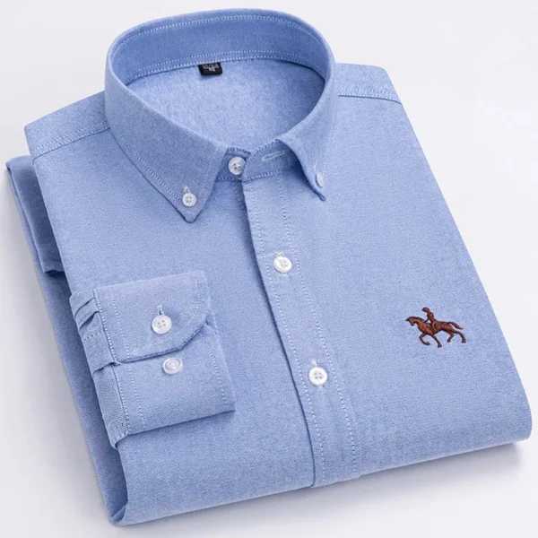 Camisa 100% algodão Oxford, Streetwear - Imagem 9
