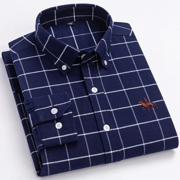Camisa 100% algodão Oxford, Streetwear - Imagem 12