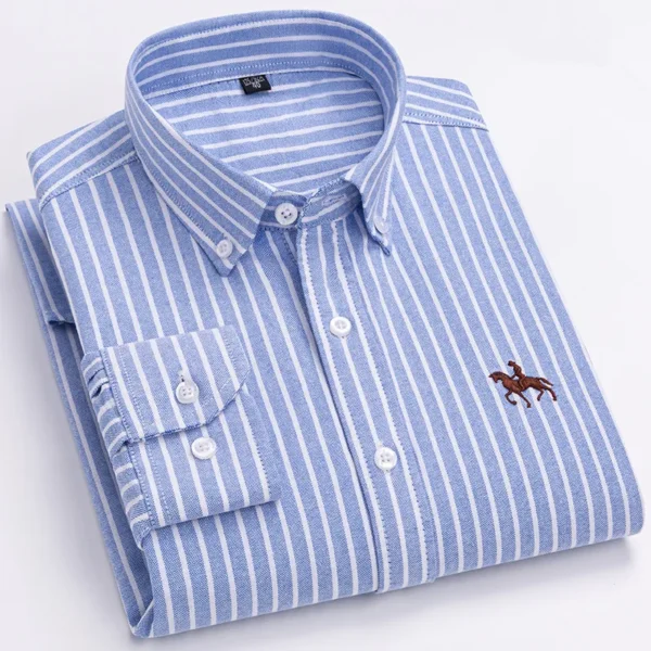 Camisa 100% algodão Oxford, Streetwear - Imagem 15