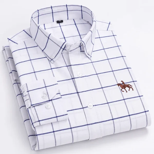 Camisa 100% algodão Oxford, Streetwear - Imagem 13