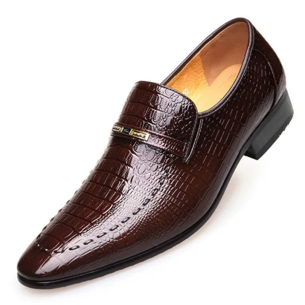 Sapato Social Crocodilo, Couro, Sapato de Luxo. - Imagem 5