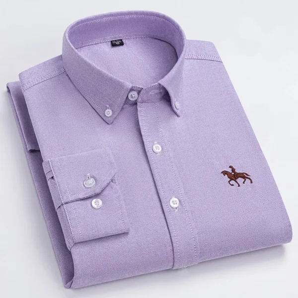 Camisa 100% algodão Oxford, Streetwear - Imagem 3