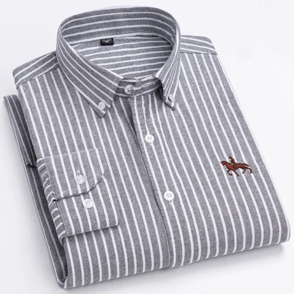 Camisa 100% algodão Oxford, Streetwear - Imagem 16