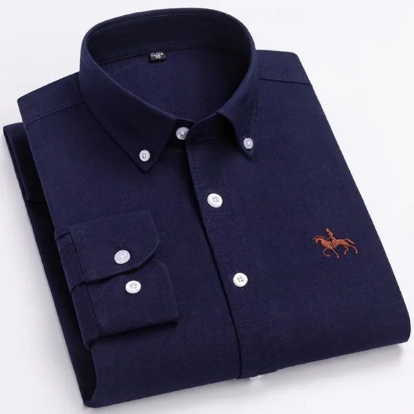 Camisa 100% algodão Oxford, Streetwear - Imagem 5
