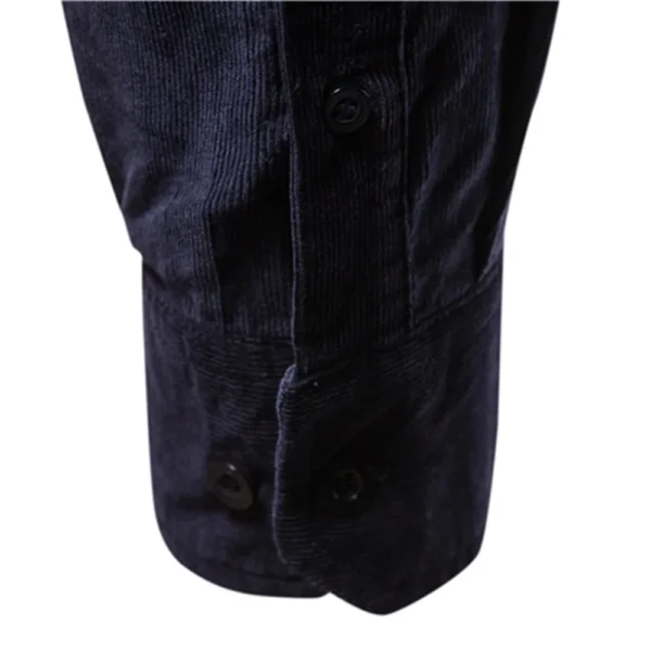 Camisa Masculina,  100% Algodão, Veludo, Slim. - Imagem 8