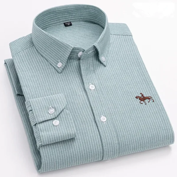Camisa 100% algodão Oxford, Streetwear - Imagem 17