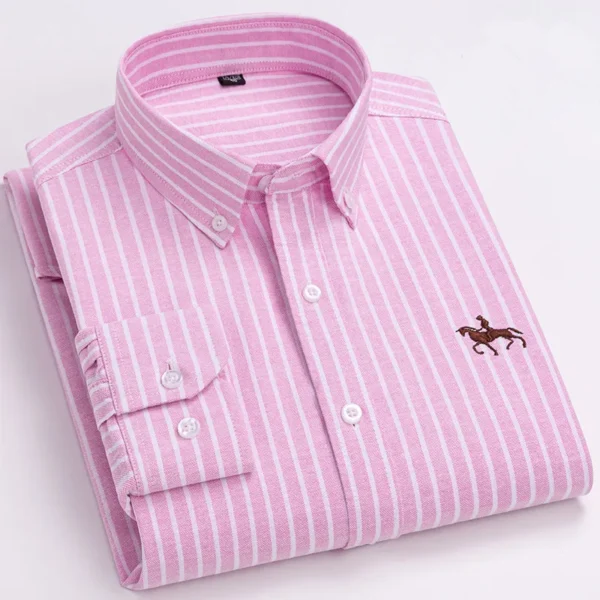 Camisa 100% algodão Oxford, Streetwear - Imagem 14